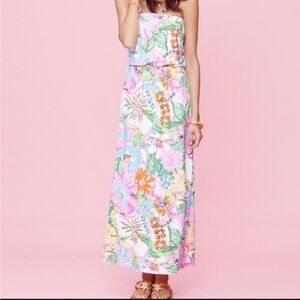 {Lilly Pulitzer x Target} Strapless Maxi Dress